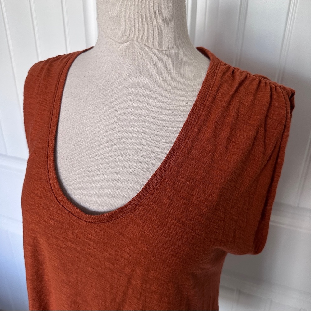 Express Burnt Orange Tank Top - Picture 2 of 6